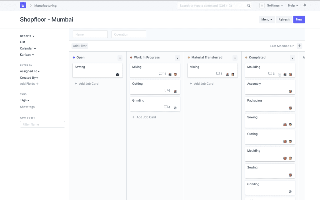 ArkayERP Shopfloor Management