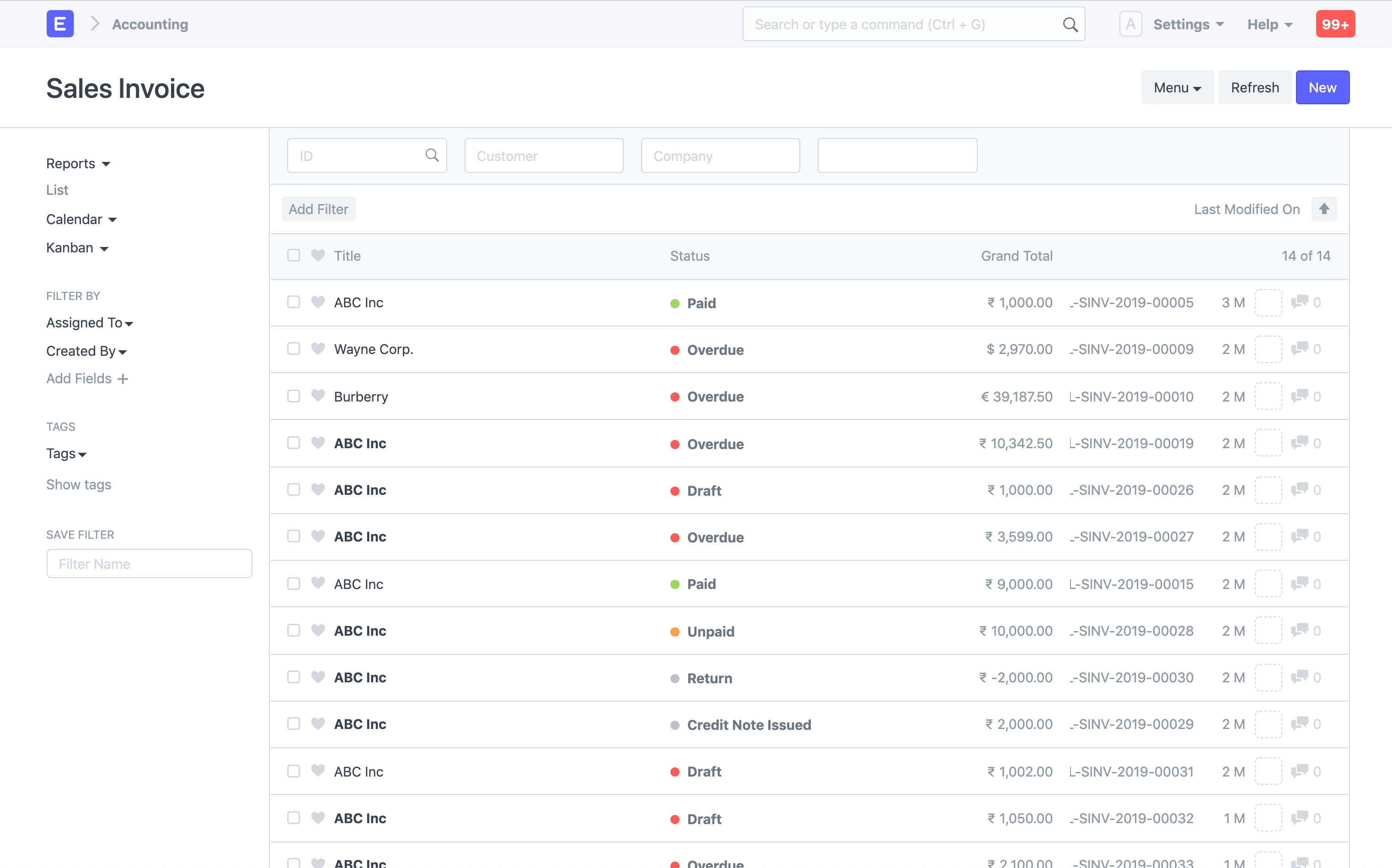 ArkayERP Multi-currency accounting